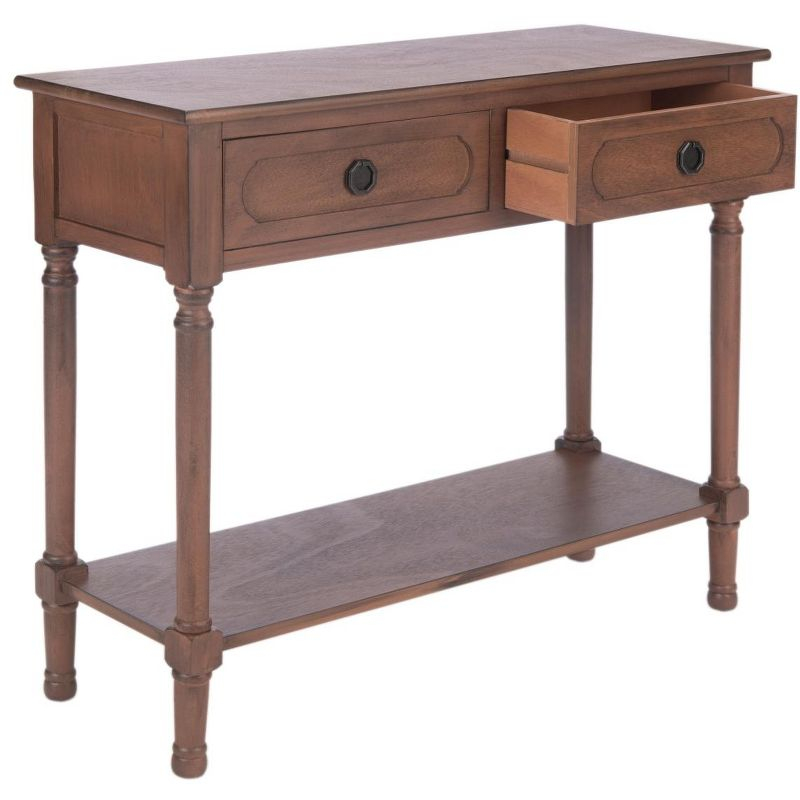 Allura 2 Drawer Console Table - CNS5725C - Brown - Safavieh