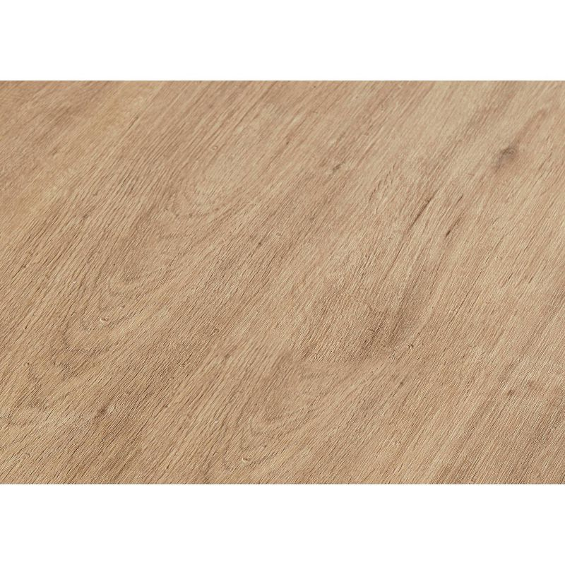 Mason Modern Wood Laminate Double Pedestal Executive Desk Light Brown - Martin Furniture: 66" with All Purpose Drawer