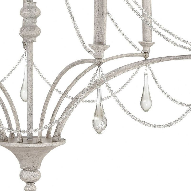 Elk Home French Parlor 9 - Light Chandelier in  Vintage White