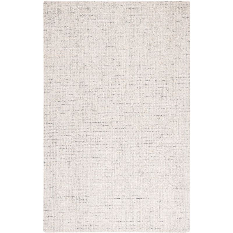 Abstract ABT468 Handmade Indoor Area Rug - Ivory/Light Gray - 6'x9' - Safavieh