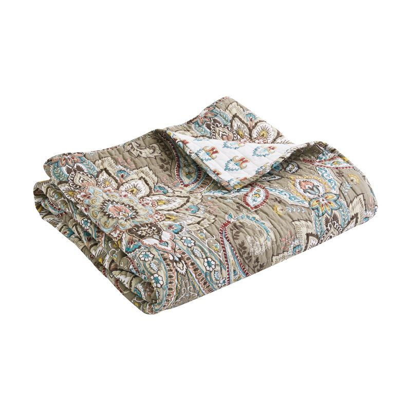 Kassandra Medallion Quilted Throw - Levtex Home