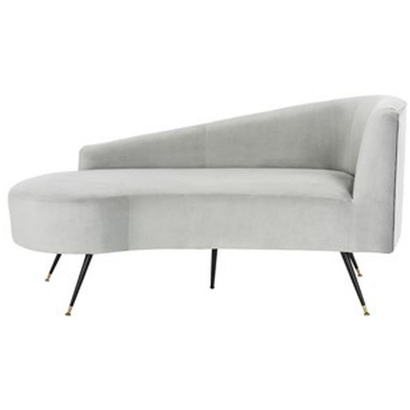 Evangeline Parisian Settee - Grey/Black - Safavieh.