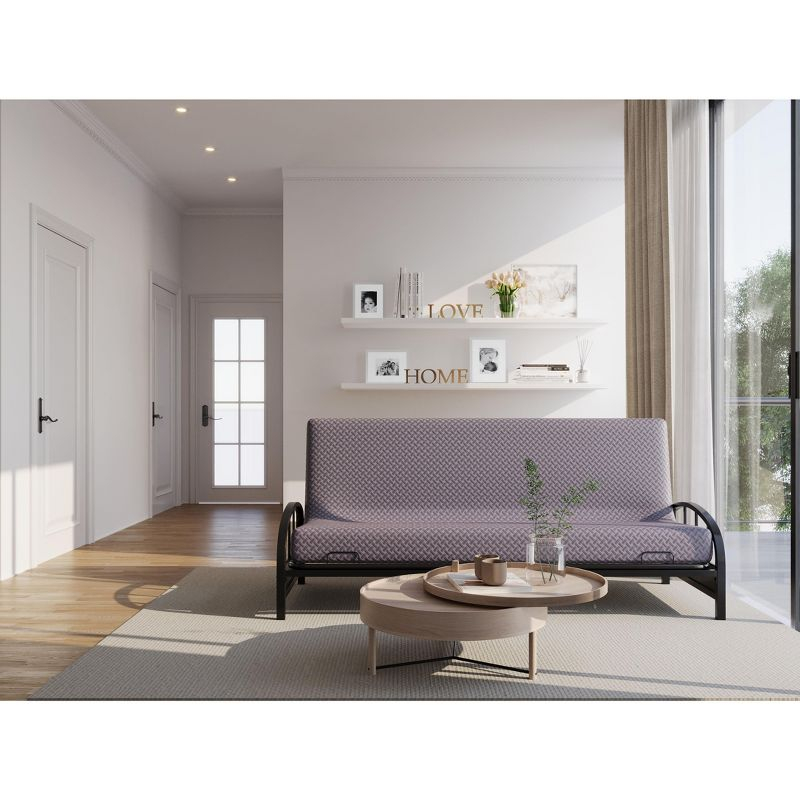 Milliard Full Size Memory Foam Futon Mattress, Gray