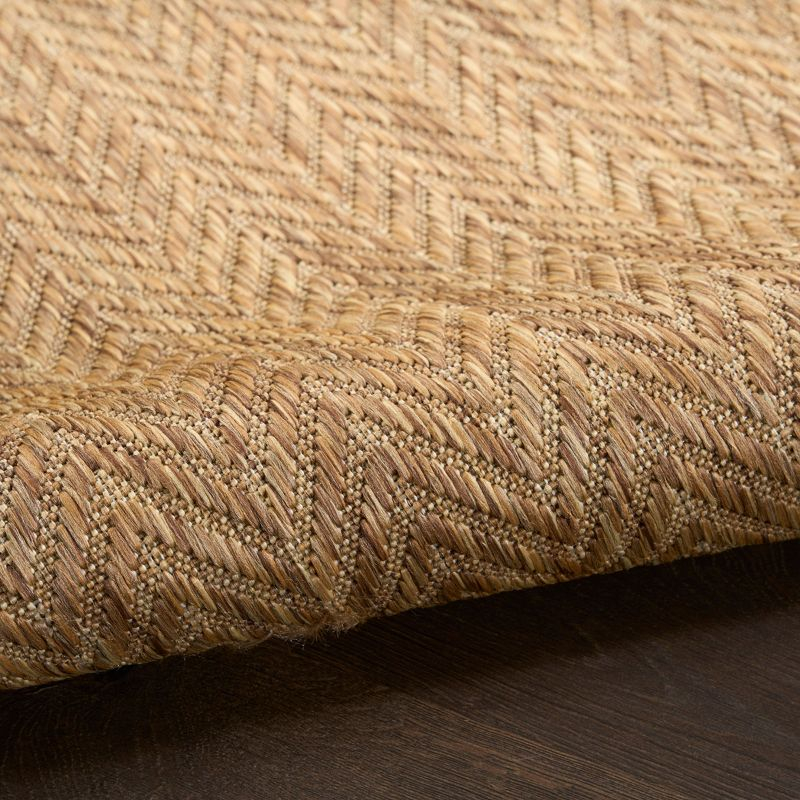 Nourison Horizon Indoor/Outdoor 2' x 6' Natural Modern Rug
