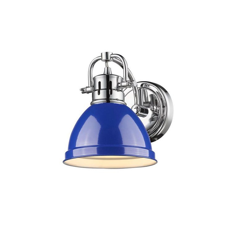 Golden Lighting Duncan 1-Light Wall Sconce in Aged Brass