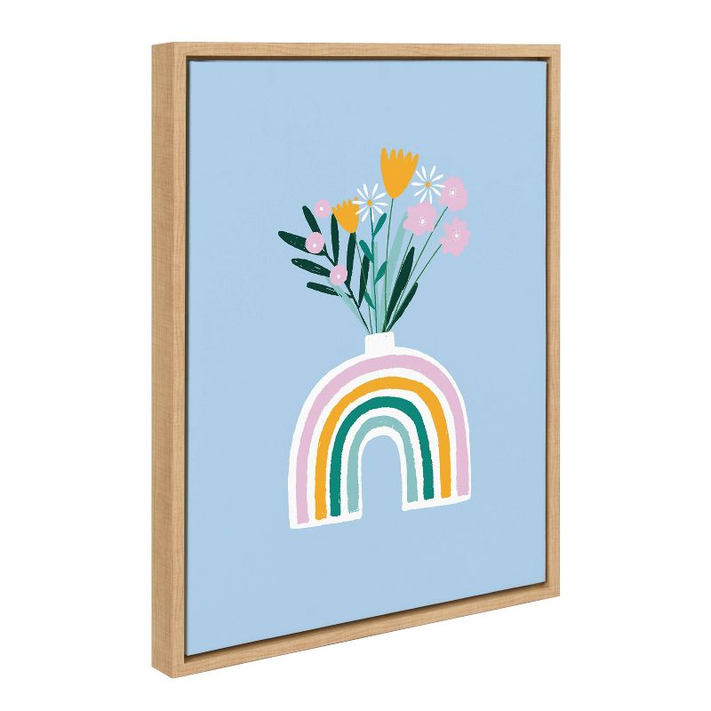 Kate and Laurel " Happy Flowers " by Duchess Plum (Aislinn Simmonds) Painting Print