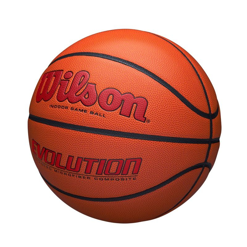 Wilson 28.5'' Evolution Game Basketball - Scarlet