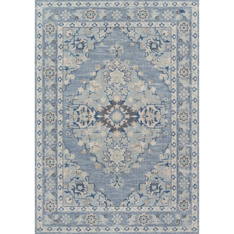 2'3"x7'6" Anatolia Marquis Runner Rug Blue - Momeni