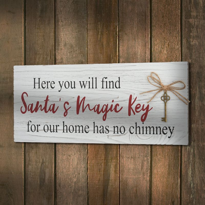 16" Santa’s Key Sign - National Tree Company