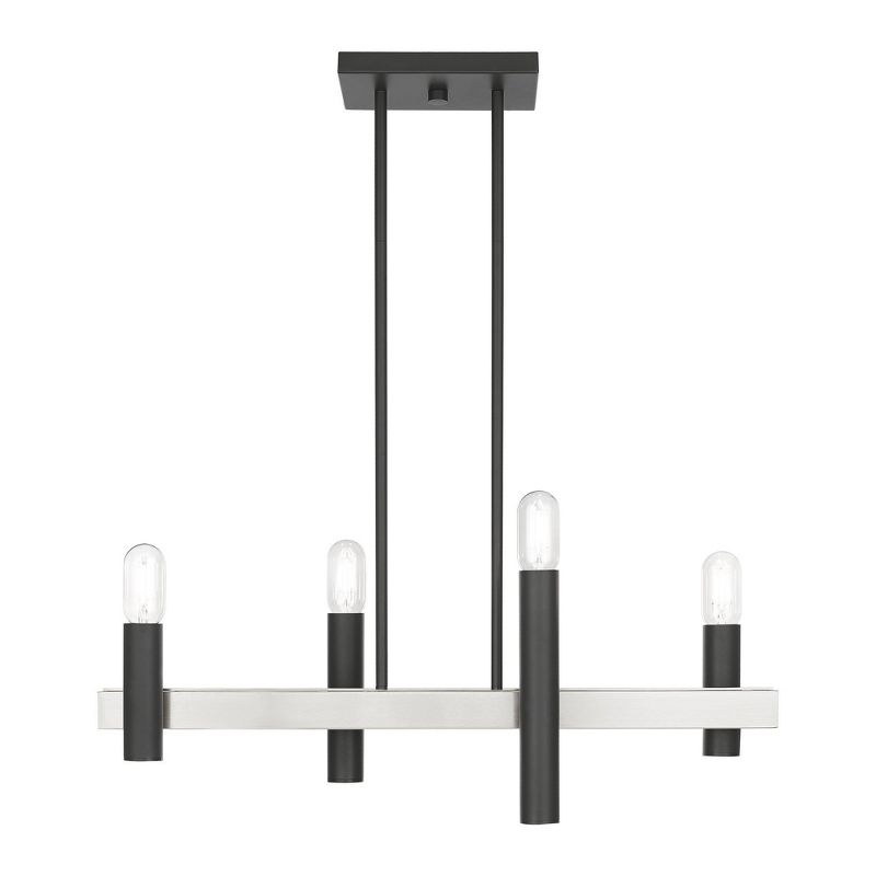 Livex Lighting Helsinki 4 - Light Chandelier in  Scandinavian Gray