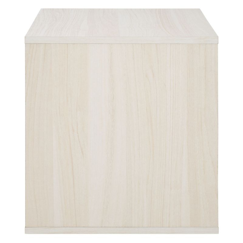 Lylia 2 Drawer Floating Nightstand - NST9615 - Bleached White/Gold - Safavieh