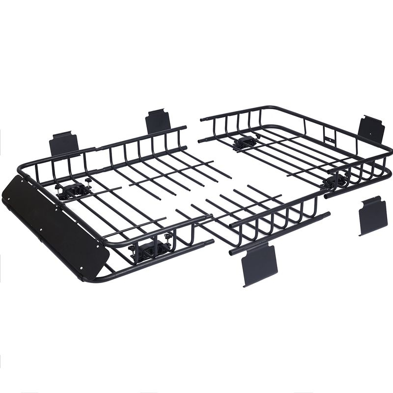 Universal Roof Rack Cargo Carrier Basket Rooftop Luggage Holder Carrier Basket For Camping Traveling