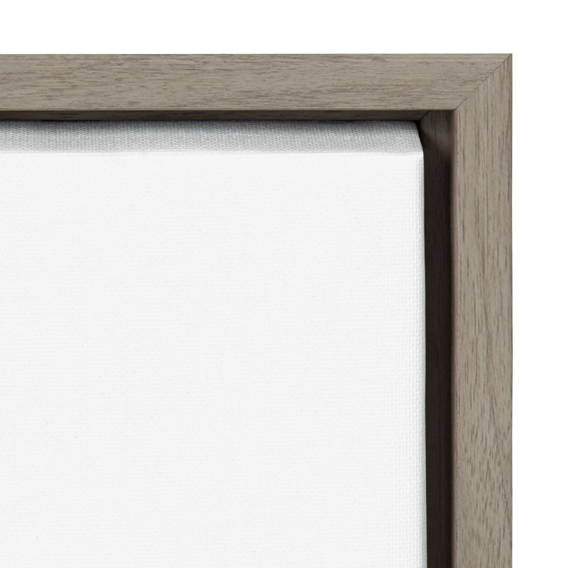 18" x 24" Sylvie Baby Tiger Framed Canvas by Amy Peterson Gray - Kate & Laurel All Things Decor: Modern Style, Plastic Frame