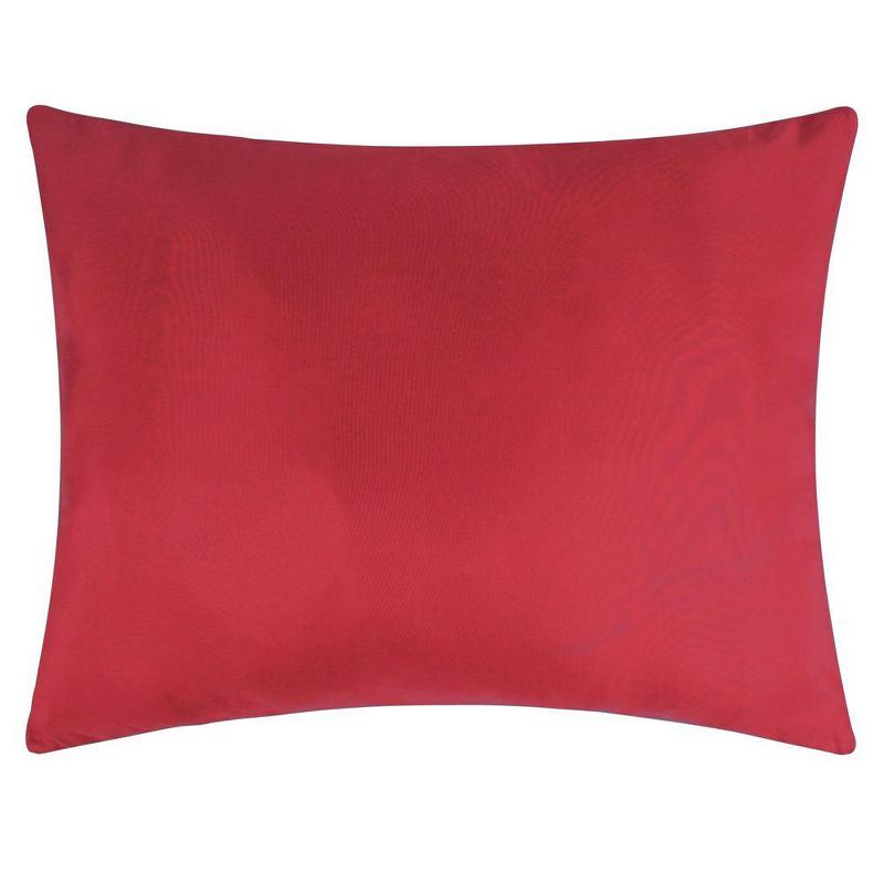 Greenland Home Fashion Riviera Velvet Ultra Comfortable Pillow Sham Standard Red