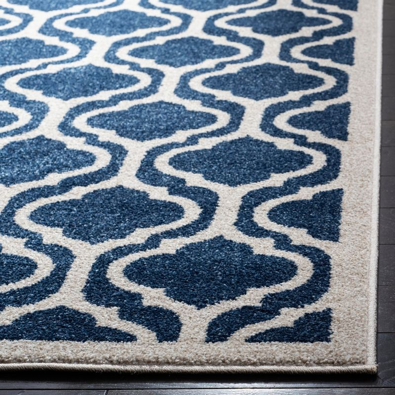 Amherst AMT402 Power Loomed Area Rug - Navy/Beige - 8'9"x11'9" - Safavieh.