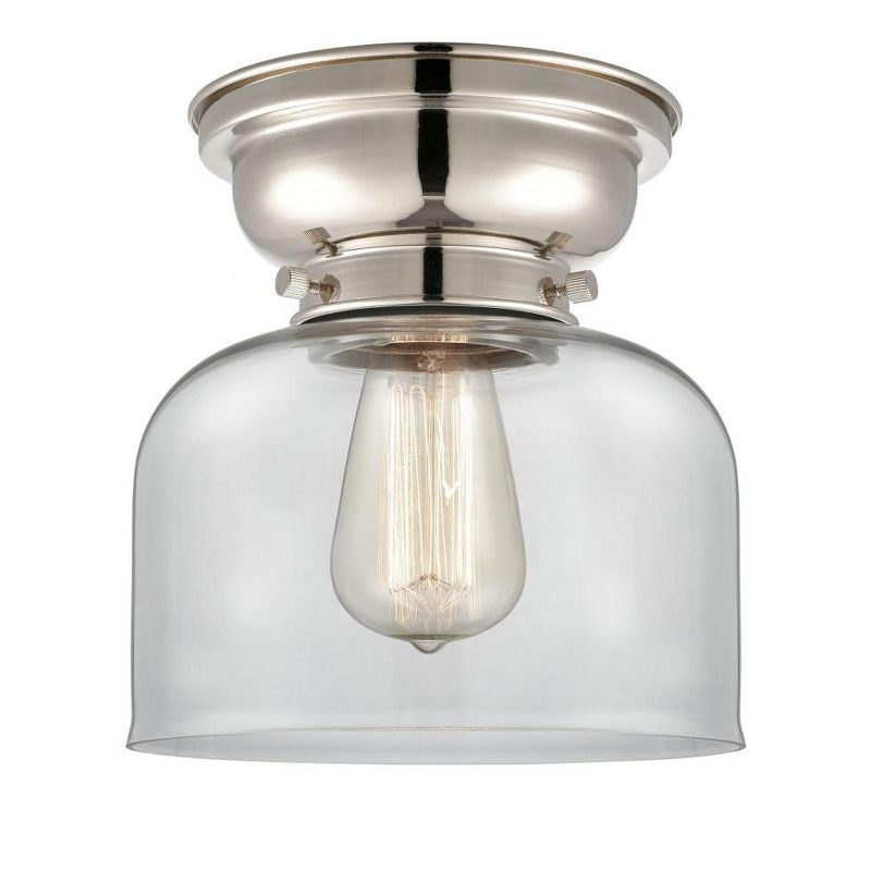 Innovations Lighting Aditi 1 - Light Flush Mount in  Polished Nickel