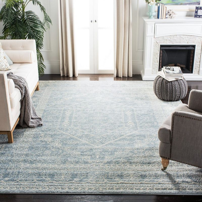 Adirondack ADR108 Power Loomed Area Rug - Slate/Ivory - 10'x14' - Safavieh.