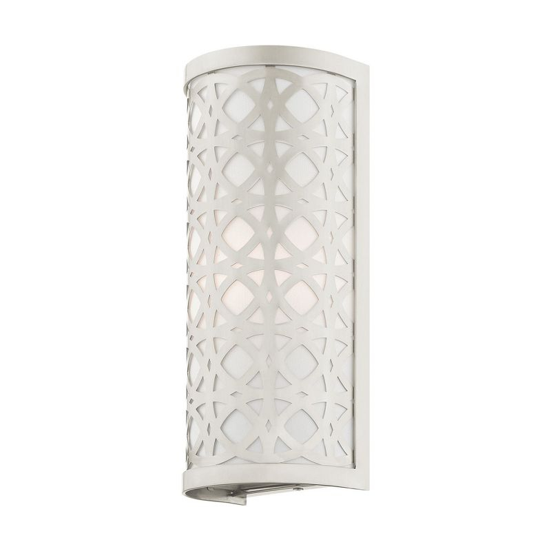 Livex Lighting Calinda 1 - Light Wall Light in  Brushed Nickel
