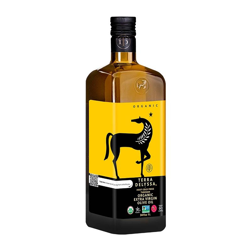 Terra Delyssa 100% Organic Extra Virgin Olive Oil - 34 fl oz