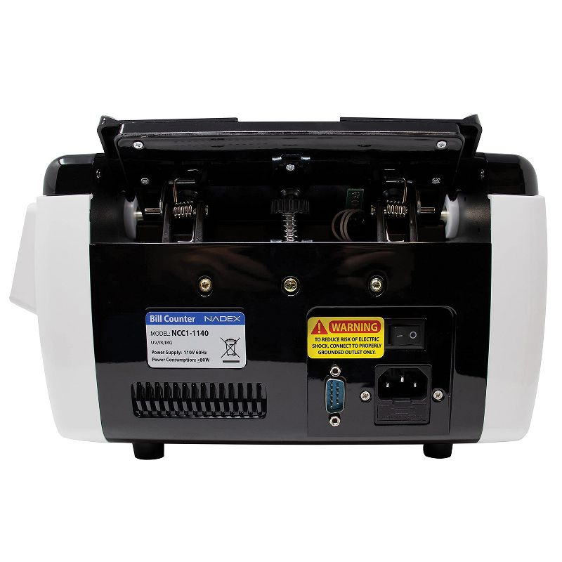 Nadex Coins™ V3600 Money Counter and Counterfeit Detector in White