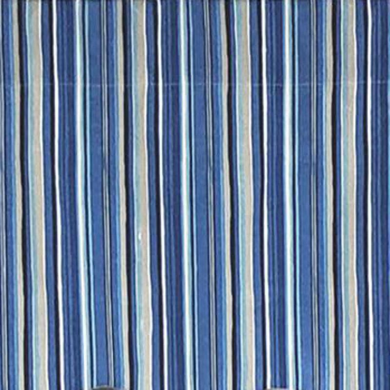 RLF Home Modern Design Classic Beach Stripe Regal Style Window Valance 50" x 17" Blue