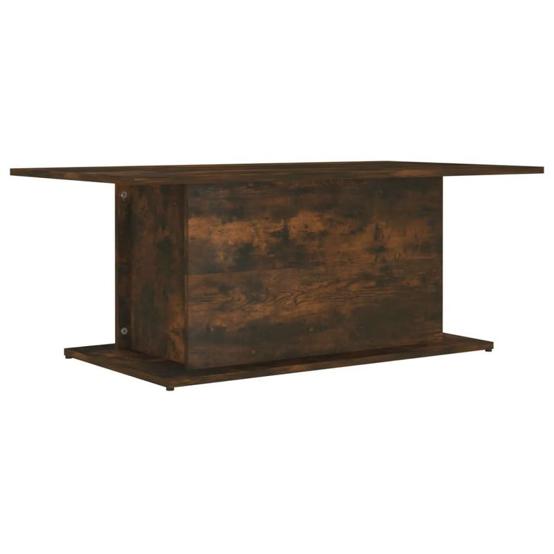 vidaXL Coffee Table Smoked Oak 40.2"x21.9"x15.7" Engineered Wood