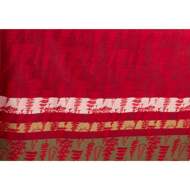 Saro Lifestyle Table Runner With Christmas Tree Plaid Design, Multi, 13" x 120"