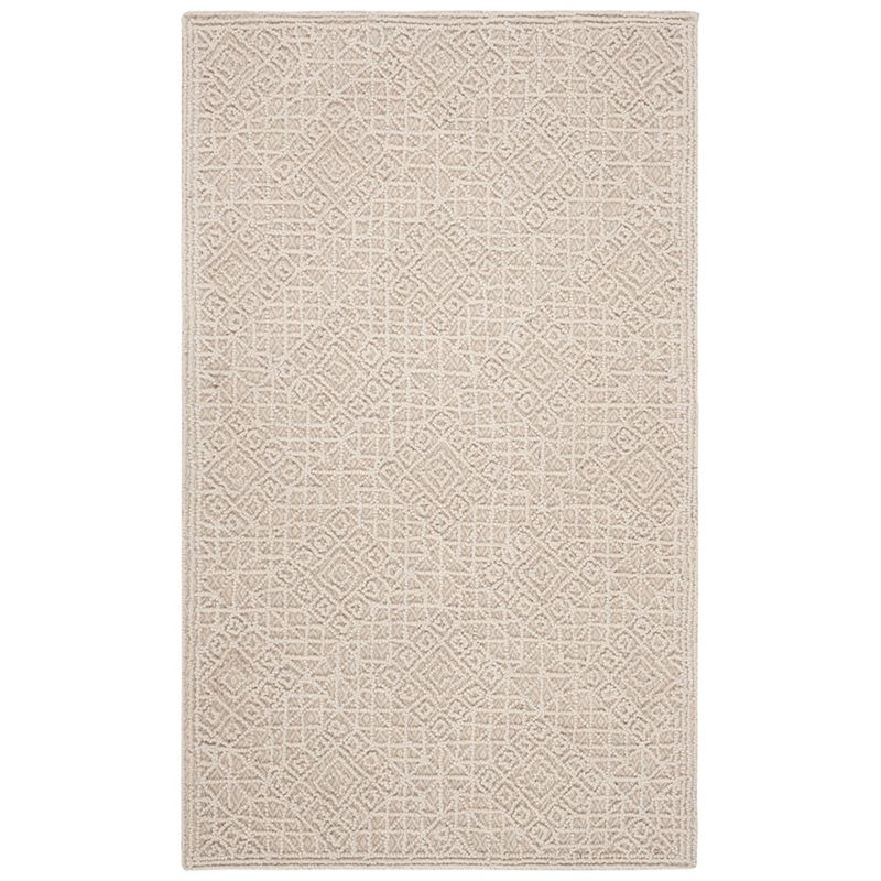 Trace TRC255 Hand Tufted Indoor Accent Rug - Light Beige - 2'3"x4' - Safavieh