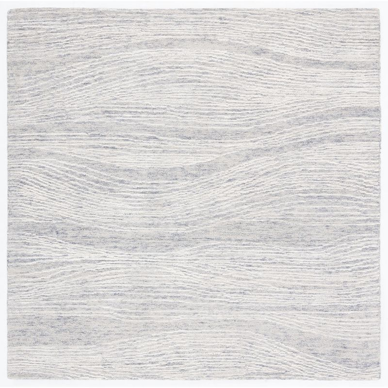 Metro MET995 Hand Tufted Indoor Area Rug - Grey/Ivory - 6'x6' - Safavieh