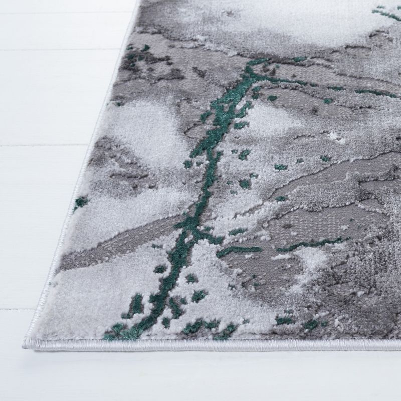Craft CFT877 Loomed Indoor Area Rug - Grey/Green - 8'x8' - Safavieh