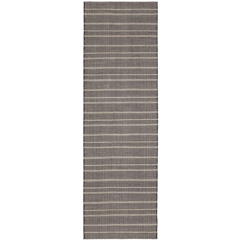 Samson Black Handwoven Indoor/Outdoor Rug