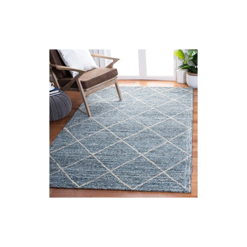 Himalaya HIM423 Handmade Area Rug - 4'x6' - Blue/Gold - Safavieh