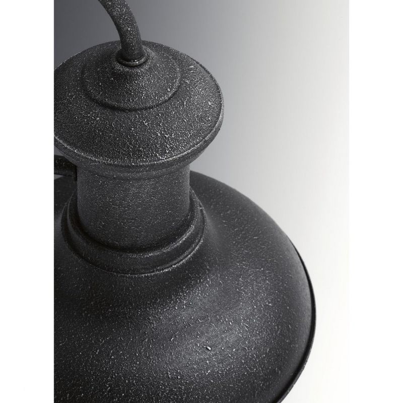 Progress Lighting Brookside 1-Light Gilded Iron Ceramic Wall Lantern