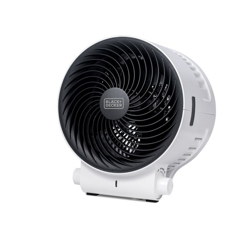 BLACK+DECKER BLACK+DECKER Dual Function Desktop Heater & Fan, 3 Settings, 750W/1500W Space Heate, White