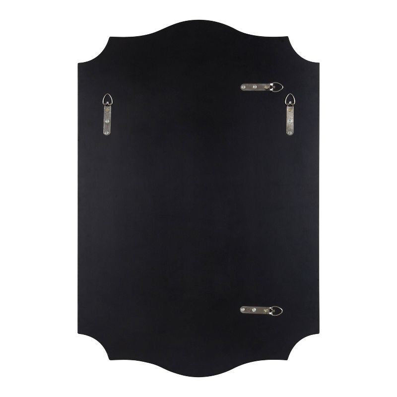 20" x 30" Hollyn Decorative Framed Wall Mirror Gold - Kate & Laurel All Things Decor: Chic Scalloped Edge, Hangs Both Ways