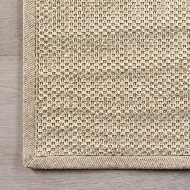 Nuloom Proper Sisal and Wool Area Rug, 9' x 12', Tan
