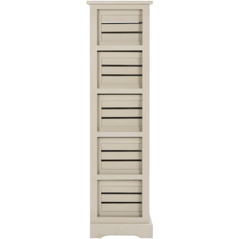 Samara 5 Drawer Cabinet - AMH5714 - Vintage Grey - Safavieh Couture