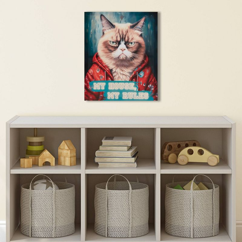 510 Design Grumpy Cats " Grumpy Cats My House, My Rules " by Tessa Kane