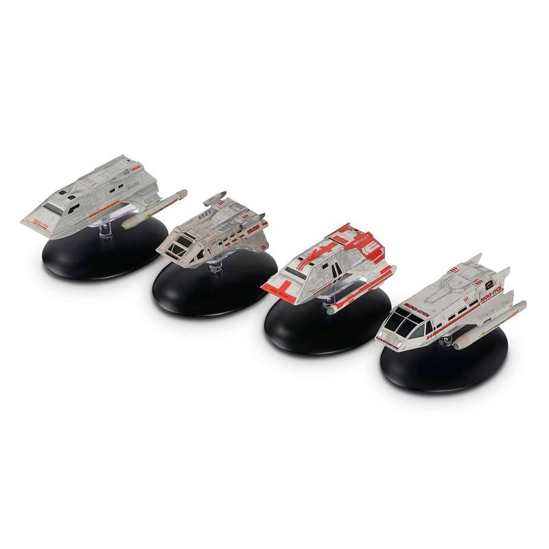 Eaglemoss Collections Star Trek Shuttlecraft Replica Set 4 | Passenger, Warrant, Short-Range, Medical | UK Version