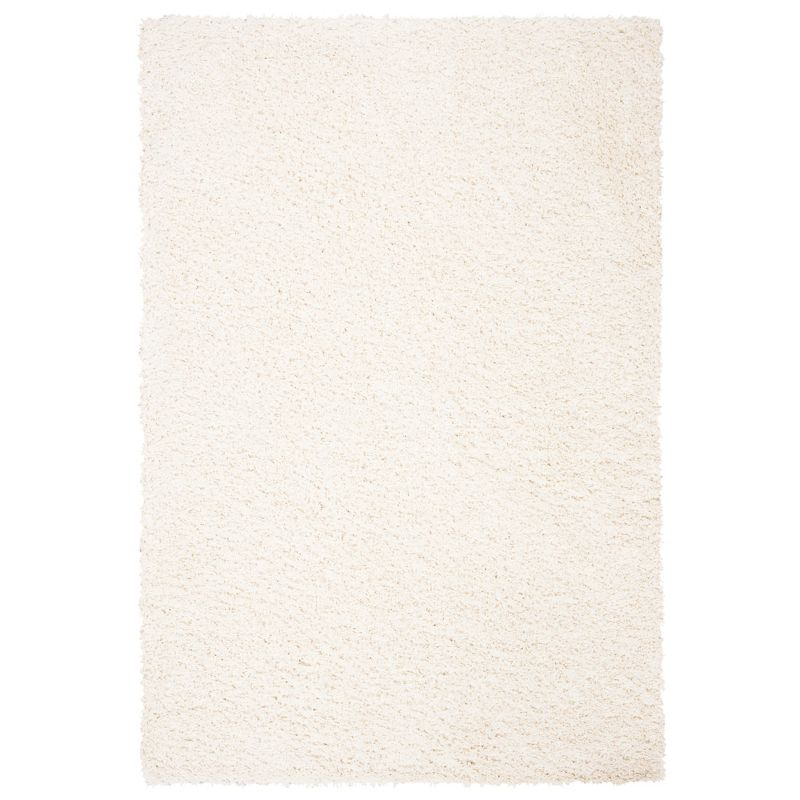 August Shag AUG200 Power Loomed Indoor Area Rug - Ivory - 5'3"x7'6" - Safavieh
