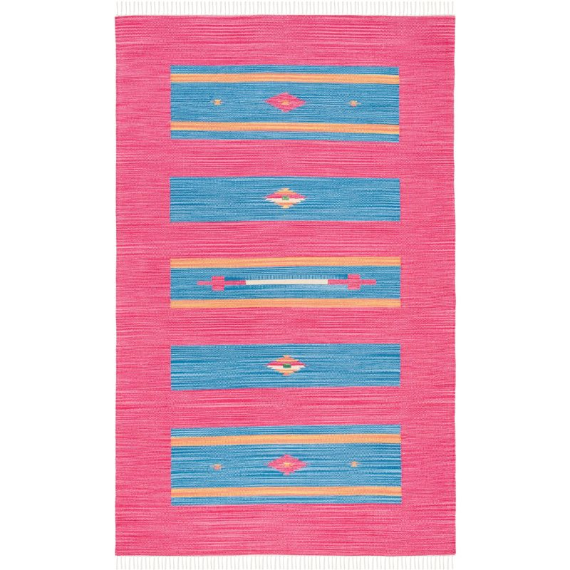 Montauk MTK551 Hand Woven Area Rug - Red/Blue - 3'x5' - Safavieh.