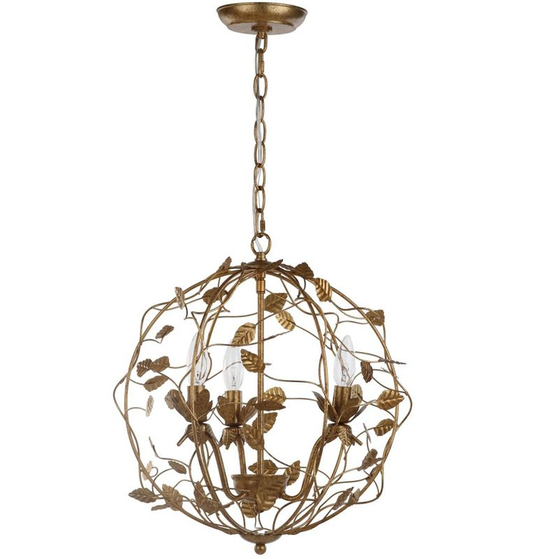 Austen 3 Light 17" Chandelier - CHA4007 - Gold - Safavieh