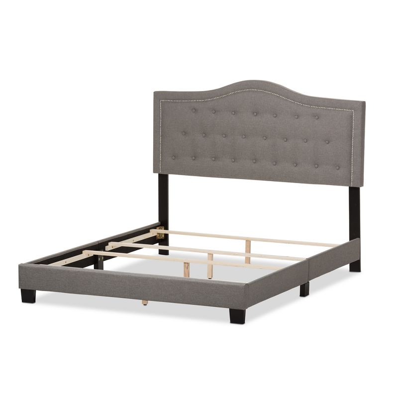 Emerson Modern and Contemporary Fabric Upholstered Bed - Baxton Studio