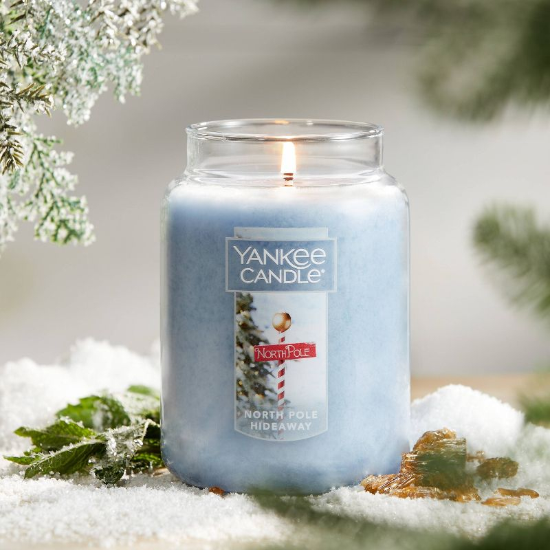 Yankee Candle Glass North Pole Hideaway Original Jar Candle 22oz