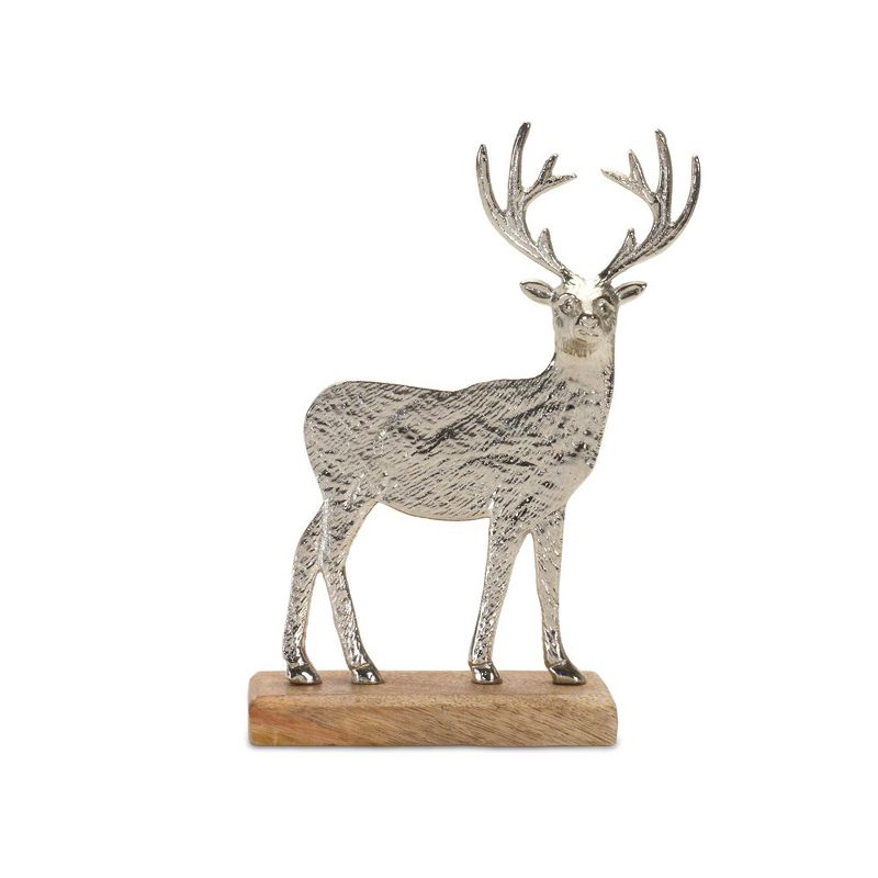 Melrose Metal Deer Silhouette (Set of 2)