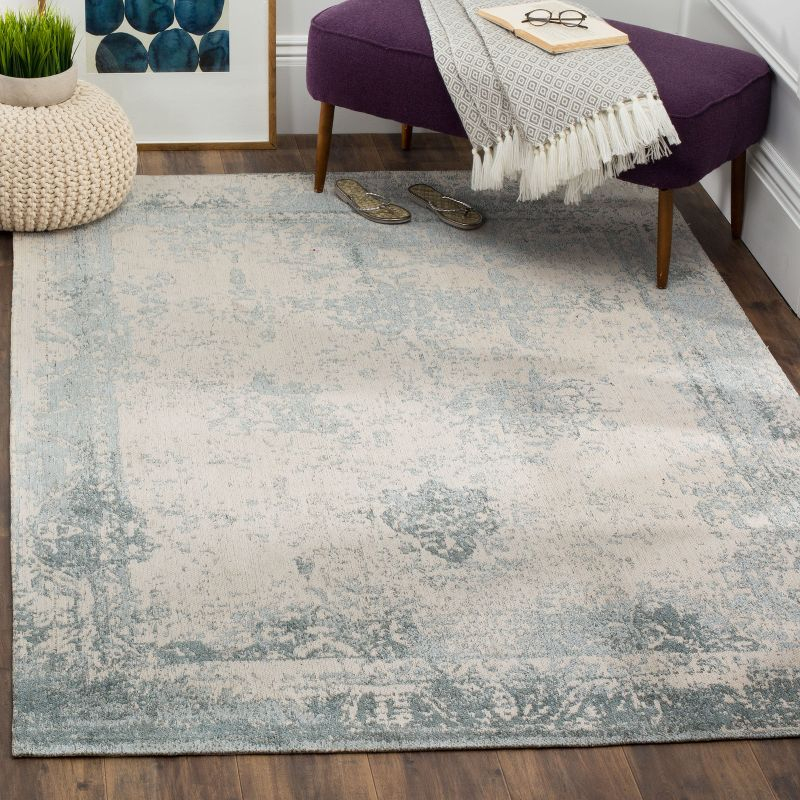 Classic Vintage CLV125 Power Loomed Area Rug - Grey - 8'x11' - Safavieh.