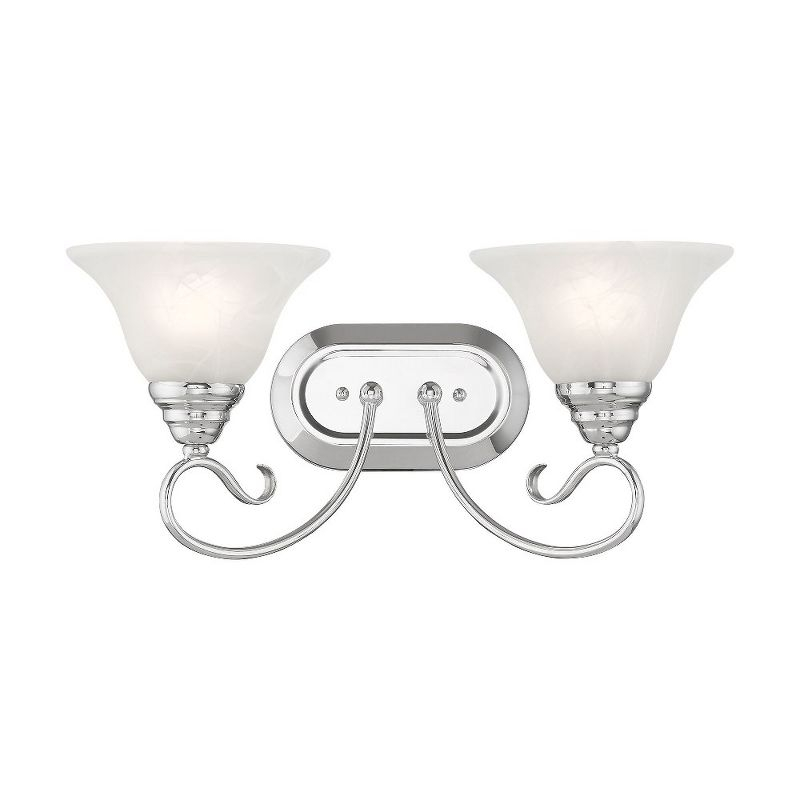 Livex Lighting Coronado 2 - Light Vanity in  Brushed Nickel