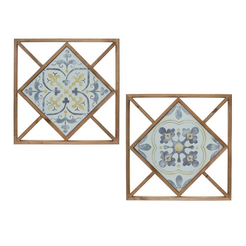 Melrose Ornamental Wall Tile (Set of 2)