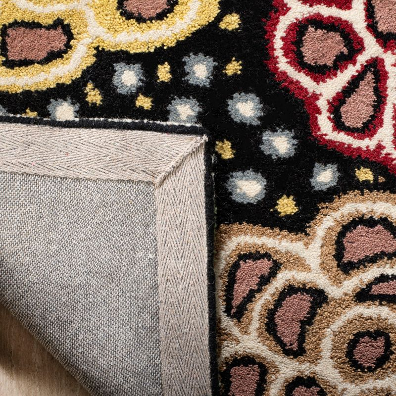Soho SOH819 Hand Tufted Accent Contemporary Accent Rug - Black - 2' X 3' - Safavieh.