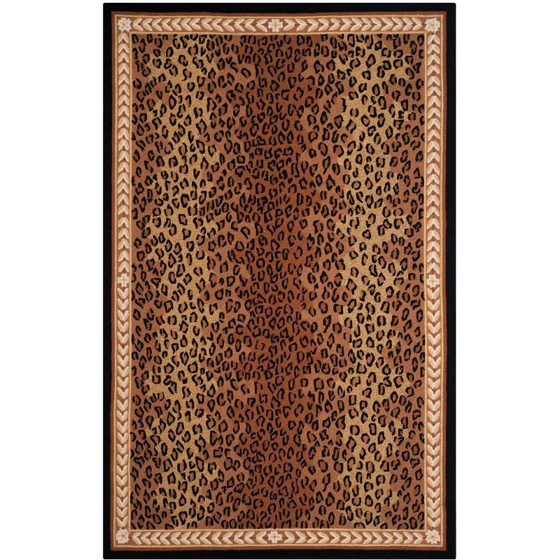 Chelsea HK15 Handmade Area Rug - 9'x12' - Black/Brown - Safavieh